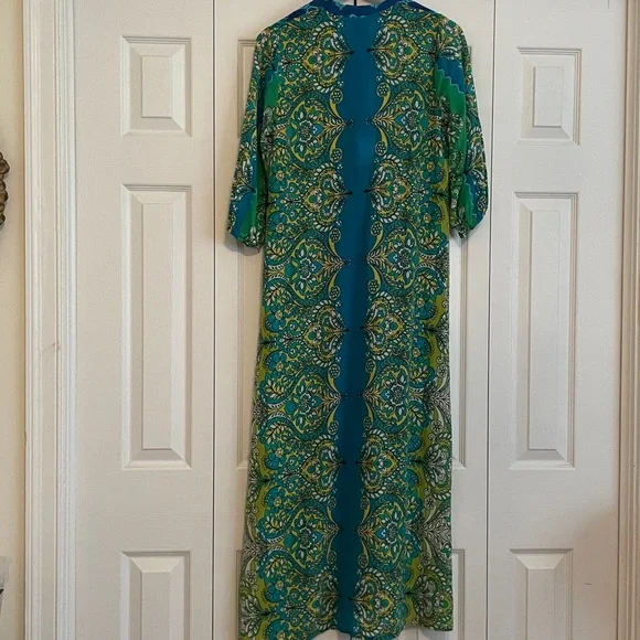 New Johnny Was Kahinu Silk Dress size XS - Picture 10 of 13